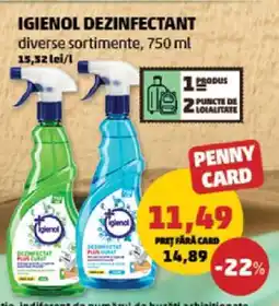 Penny IGIENOL Dezinfectant Ofertă