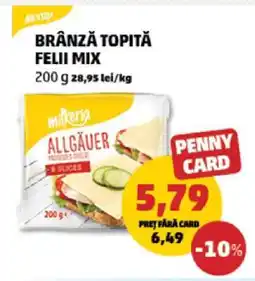 Penny Brânză Topită Felii Mix Ofertă
