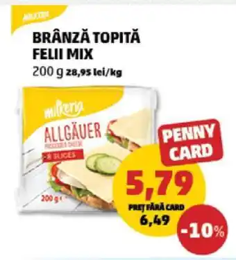 Penny Brânză Topită Felii Mix Ofertă
