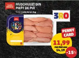 Penny Muşchiuleț din piept de pui Ofertă