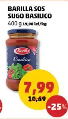 Penny BARILLA SOS SUGO BASILICO Ofertă