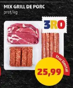Penny Mix grill de porc Ofertă