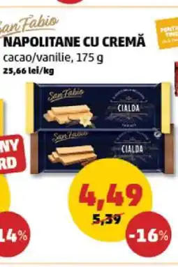 Penny Napolitane cu cremă Ofertă