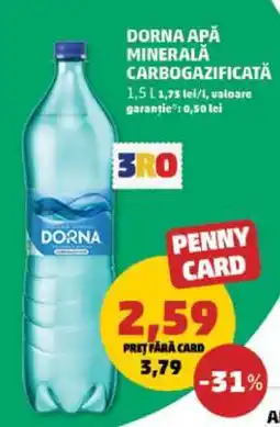 Penny Dorna Apă Minerală Carbogazificată Ofertă