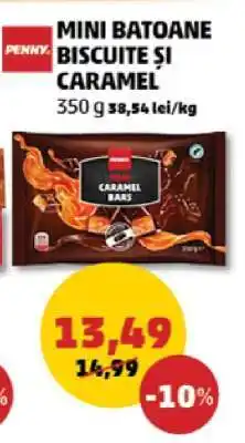 Penny MINI BATOANE BISCUITE ȘI CARAMEL Ofertă
