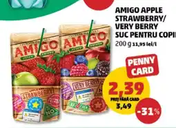 Penny AMIGO Apple Strawberry / Very Berry Ofertă