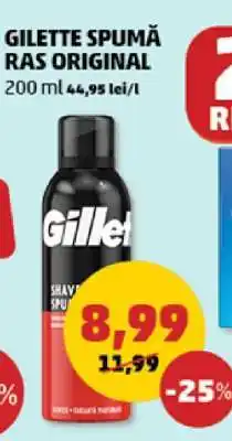 Penny Gilette Spumă Ras Original Ofertă