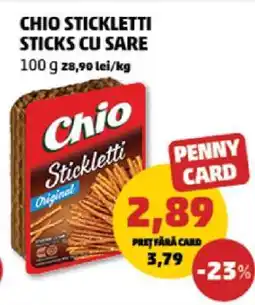 Penny CHIO STICKLETTI STICKS CU SARE Ofertă