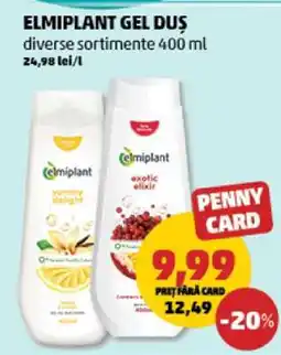 Penny ELMIPLANT GEL DUȘ Ofertă