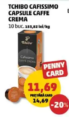 Penny TCHIBO CAFISSIMO CAPSULE CAFFE CREMA Ofertă