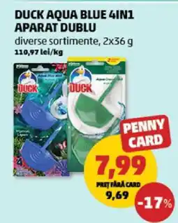 Penny DUCK AQUA BLUE 4IN1 APARAT DUBLU Ofertă