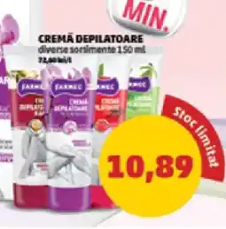 Penny CREMĂ DEPILATOARE Ofertă