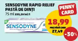 Penny Sensodyne Rapid Relief Pastă de Dinți Ofertă