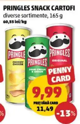 Penny Pringles Snack Cartofi Ofertă