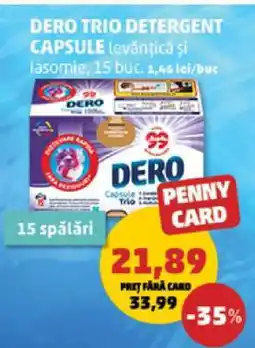 Penny DERO TRIO DETERGENT CAPSULE Ofertă