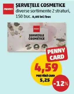 Penny Șervețele cosmetice Ofertă