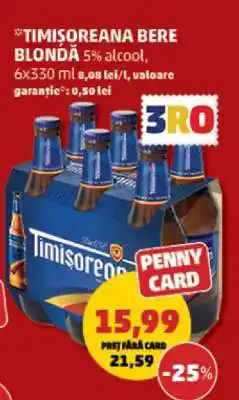Penny TIMIŞOREANA Bere blondă Ofertă