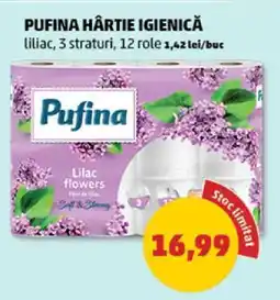 Penny PUFINA Hârtie igienică Ofertă
