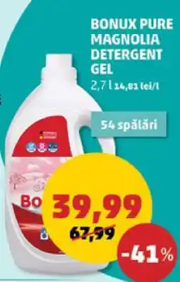 Penny BONUX Pure Magnolia Detergent Gel Ofertă