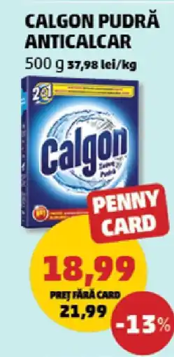Penny Calgon Pudră Anticalcar Ofertă