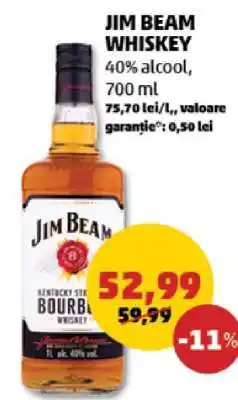 Penny JIM BEAM Whiskey Ofertă