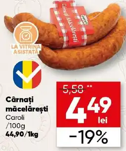 PROFI Cârnaţi măcelǎreşti Caroli Ofertă
