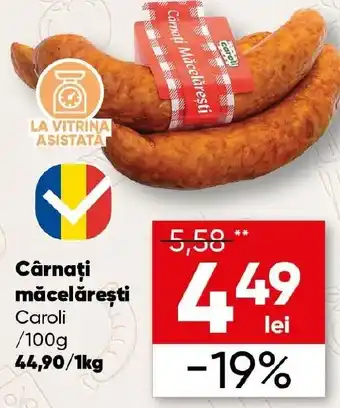 PROFI Cârnaţi măcelǎreşti Caroli Ofertă