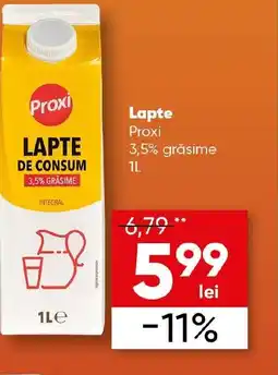 PROFI Lapte Proxi 3,5% grăsime Ofertă