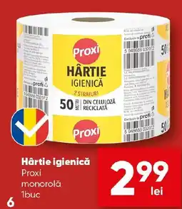 PROFI Hârtie igienică Proxi monorolǎ Ofertă