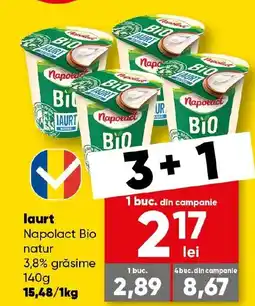 PROFI laurt Napolact Bio natur Ofertă