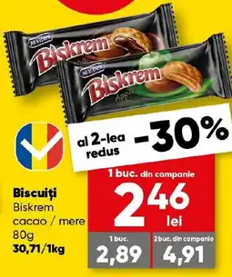 PROFI Biscuiţi Biskrem cacao / mere Ofertă