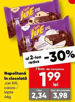 PROFI Napolitană în ciocolată Joe XXL cacao / lapte Ofertă