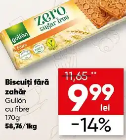 PROFI Biscuiţi fără zahăr Gullón cu fibre Ofertă