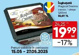 PROFI Îngheţată Magical Dreams cacao / cireșe Ofertă