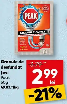PROFI Granule de desfundat ţevi Peak Ofertă
