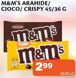 Unicarm M&m's arahide/ cioco/crispy Ofertă