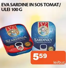 Eva sardine in sos tomat/ ulei