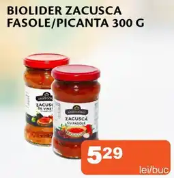 Unicarm Biolider zacusca fasole/picanta Ofertă
