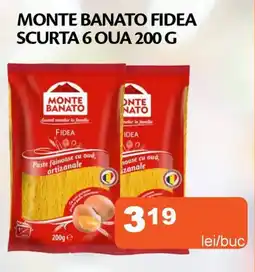 Unicarm Monte banato fidea scurta 6 oua Ofertă