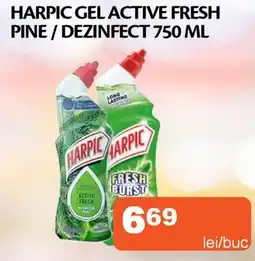 Unicarm Harpic gel active fresh pine / dezinfect Ofertă