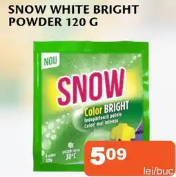 Snow white bright powder