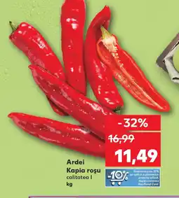 Kaufland Ardei Kapia roşu Ofertă