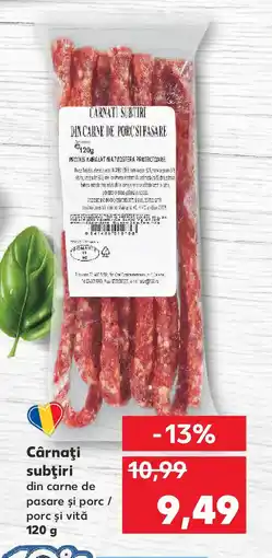 Kaufland Cârnaţi subţiri Ofertă