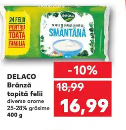 Kaufland DELACO Brânză topită felii Ofertă
