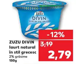 Kaufland ZUZU Divin laurt natural în stil grecesc Ofertă