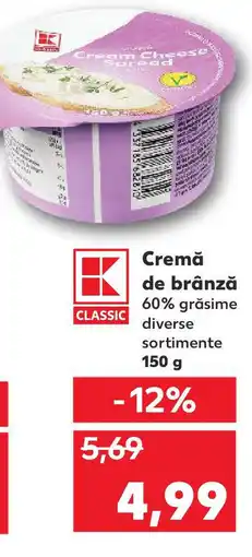 Kaufland Cremă de brânză Ofertă