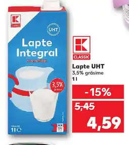 Kaufland Lapte UHT Ofertă