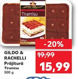 Kaufland GILDO & RACHELLI Prăjitură Tiramisu Ofertă