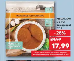 Kaufland MEDALION DE PUI Cu caşcaval Ofertă