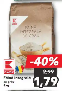 Kaufland Făină integrală Ofertă
